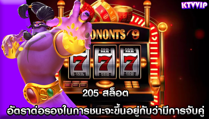 205 สล็อต อัตราต่อรองในการชนะจะขึ้นอยู่กับว่ามีการจับคู่