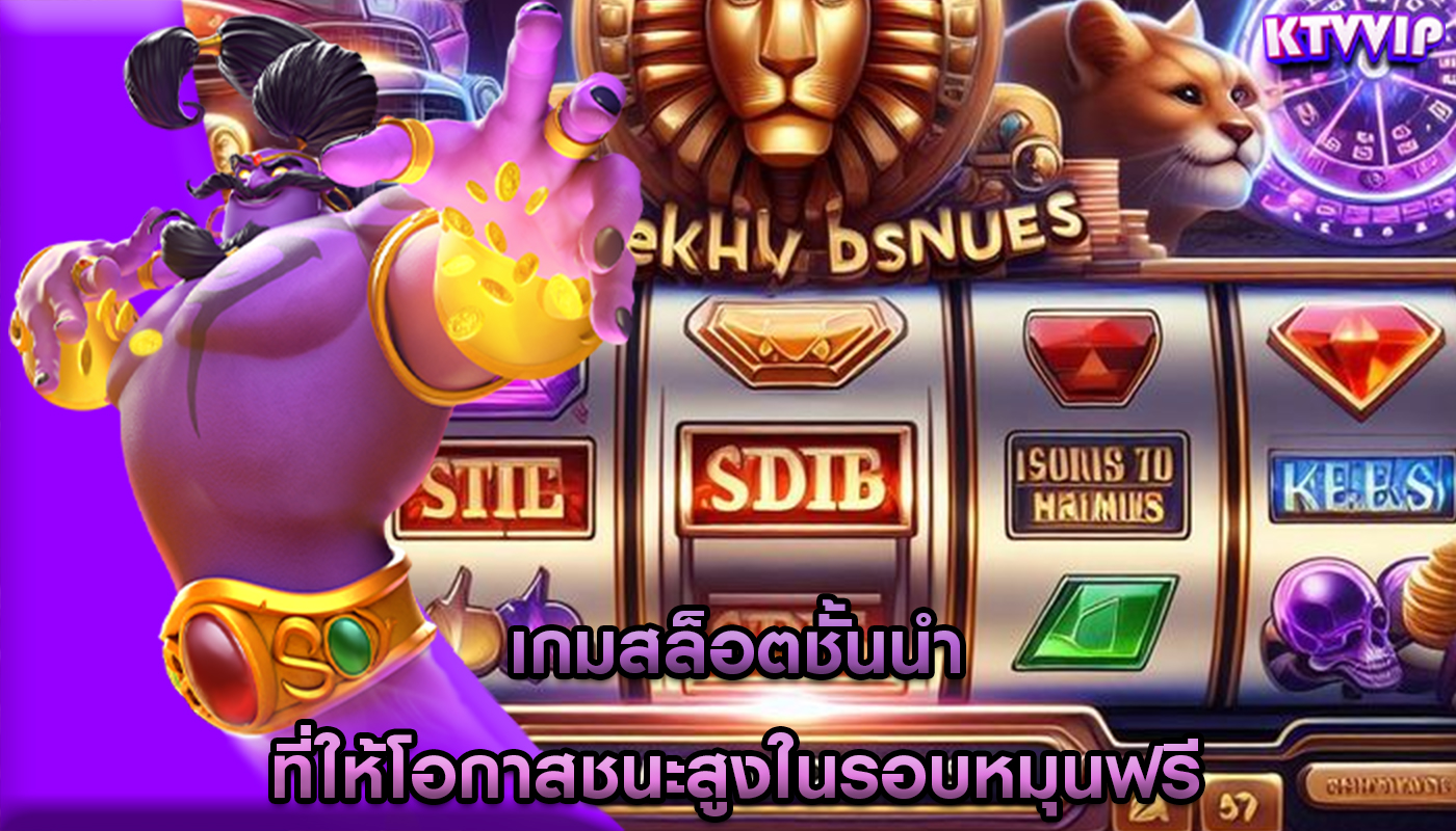 เกมสล็อตชั้นนำ ที่ให้โอกาสชนะสูงในรอบหมุนฟรี