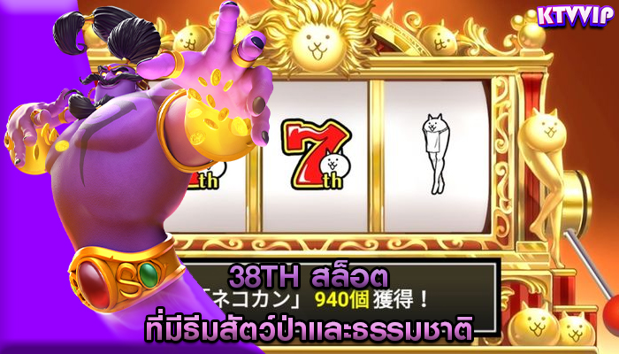 38th สล็อต ที่มีธีมสัตว์ป่าและธรรมชาติ