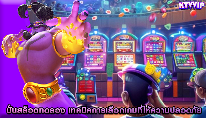 ปั่นสล็อตทดลอง เทคนิคการเลือกเกมที่ให้ความปลอดภัยสูงสุด