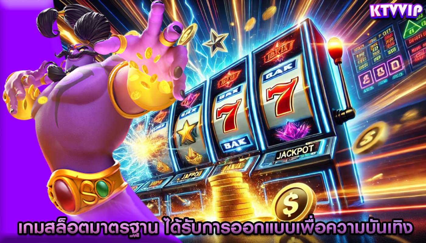 เกมสล็อตมาตรฐาน ได้รับการออกแบบเพื่อความบันเทิง