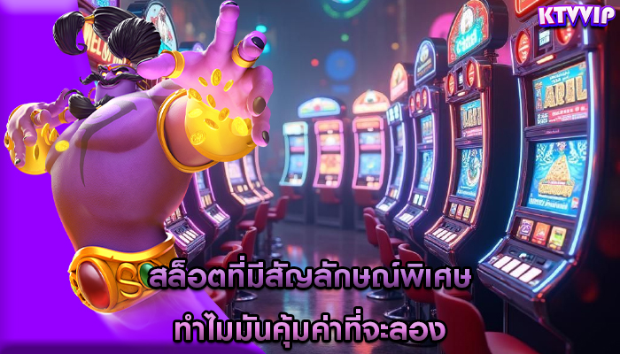 สล็อตที่มีสัญลักษณ์พิเศษ ทำไมมันคุ้มค่าที่จะลอง