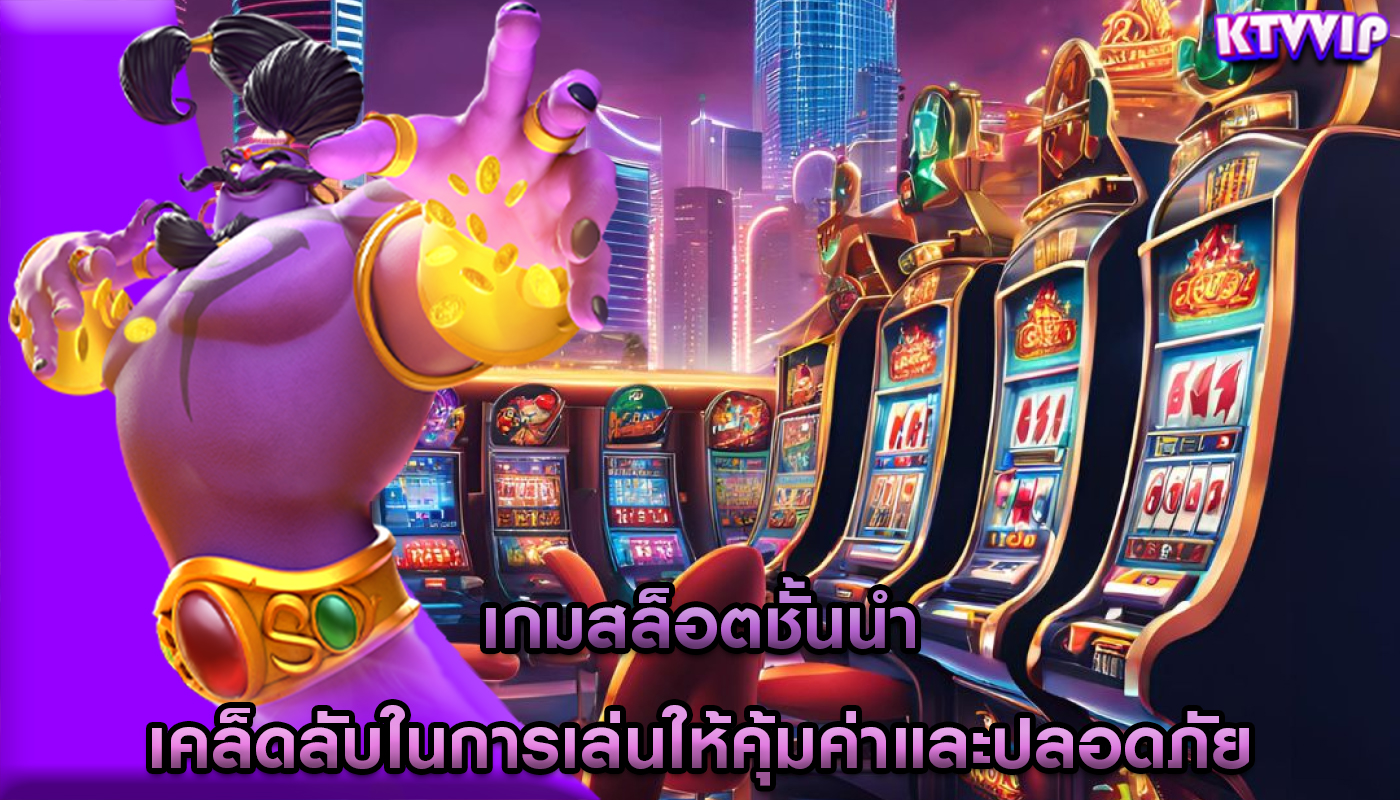 เกมสล็อตชั้นนำ เคล็ดลับในการเล่นให้คุ้มค่าและปลอดภัย